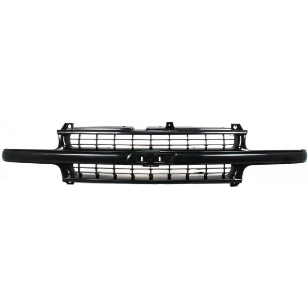 For Chevy Suburban 1500 / 2500 Grille Assembly 2000-2006 | Cross Bar Insert | Paintable Shell & Insert | w/ Center Bar Plastic | GM1200490 | 19131244 (CLX-M0-USA-C070150-CL360A71)