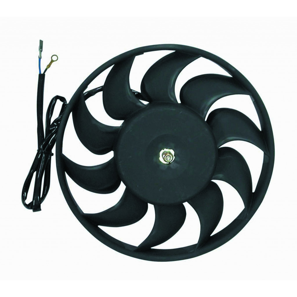 For Audi Cabriolet A/C Radiator Fan Assembly 1993 94 95 96 97 1998 Driver OR Passenger Side | Single Piece | 300 Watt For AU3115101 | 4A0959455B (CLX-M0-346-55004-100-CL360A52)