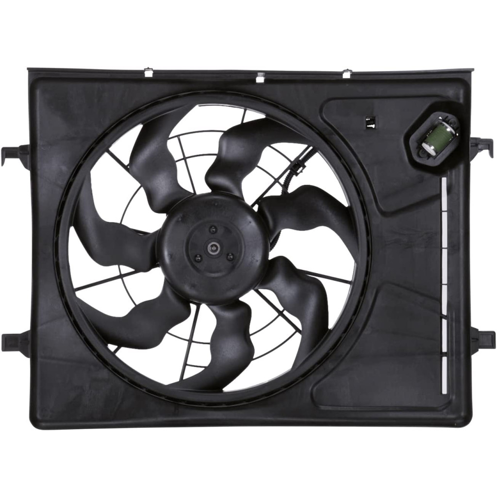 For Hyundai Elantra Cooling Fan Assembly for Radiator / A/C Condenser 2009 Wagon Automatic Transmission For HY3115120 | 25380-2H150 (CLX-M0-621710-CL360A56)