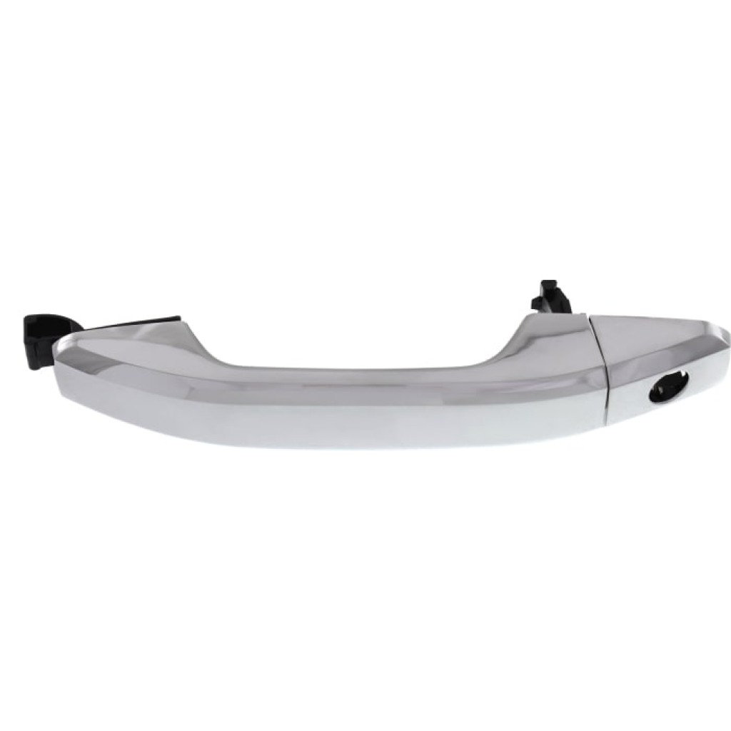 For GMC Sierra 3500 HD Exterior Door Handle Front, Driver Side Chrome 2015-2018 | With Key Hole| Trim:All Submodels CLX-M0-USA-REPCV462124-CL360A8