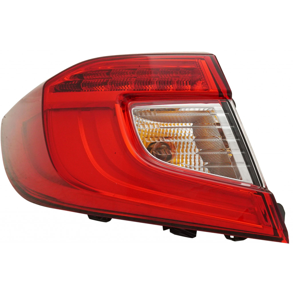 KarParts360: For 2018 2019 HONDA ACCORD Tail Light Assembly| w/Bulb Replaces HO2804118 CAPA Certified (CLX-M0-317-19AQL-AC-CL360A1-PARENT1)