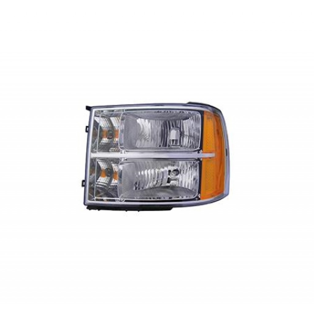 KarParts360: For 2007-2013 GMC SIERRA 1500 Headlight Assembly w/Bulbs (CLX-M0-GM438-B001L-CL360A1-PARENT1)