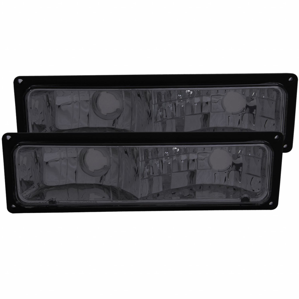 ANZO For GMC R2500/R3500 1988 1989 1990 1991 Euro Parking Lights Smoke | (TLX-anz511034-CL360A70)