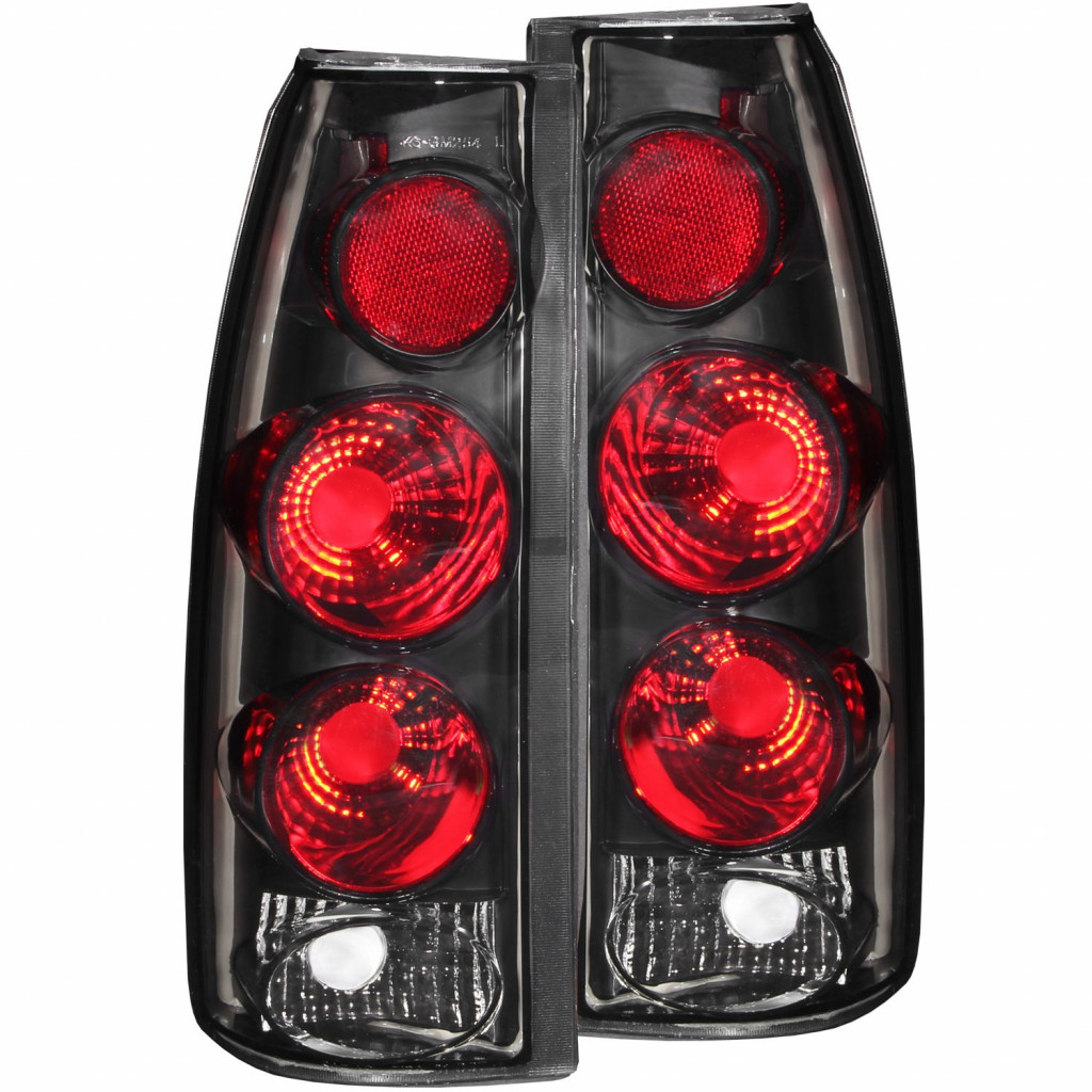 ANZO For Chevy R20/V30/R30 1988 Tail Lights Dark Smoke 3D Style | (TLX-anz211154-CL360A71)
