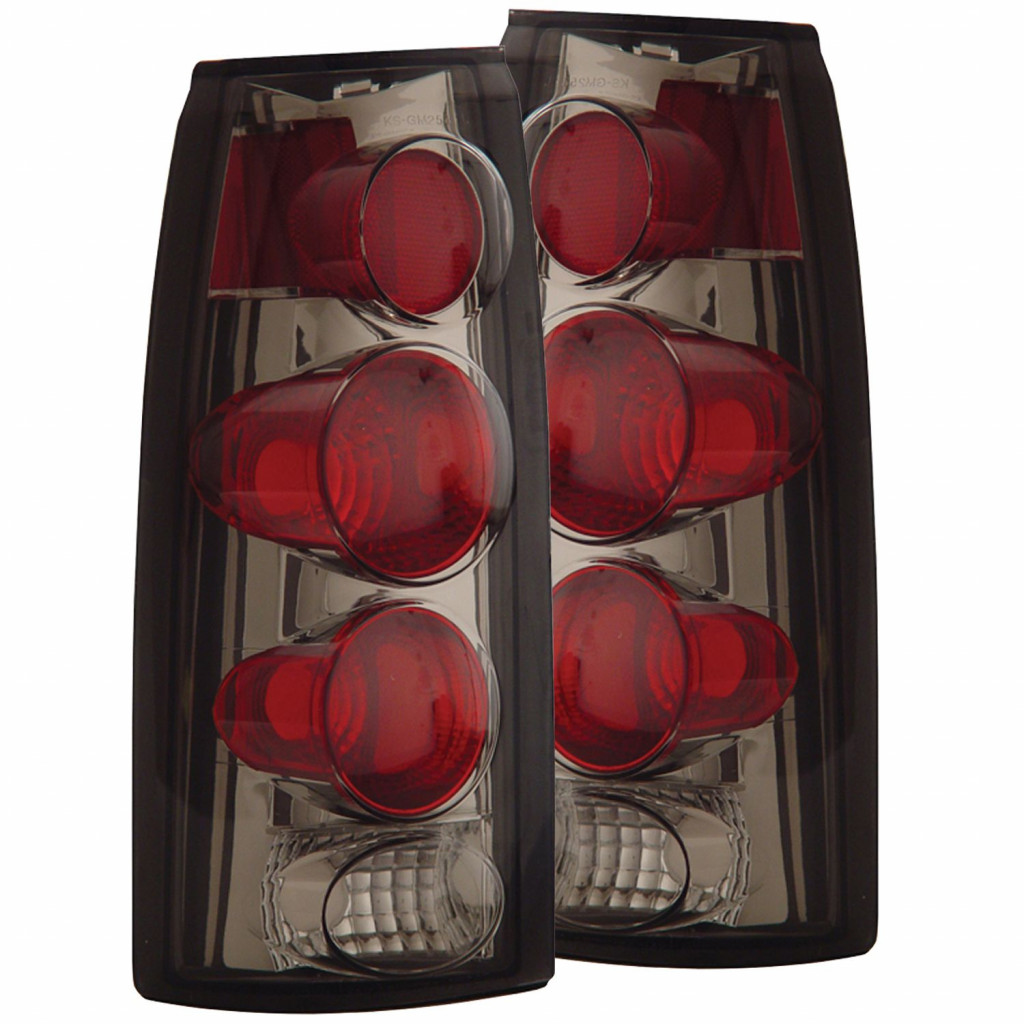 ANZO For Chevy R20/V30/R30 1988 Tail Lights Smoke 3D Style | (TLX-anz211155-CL360A71)
