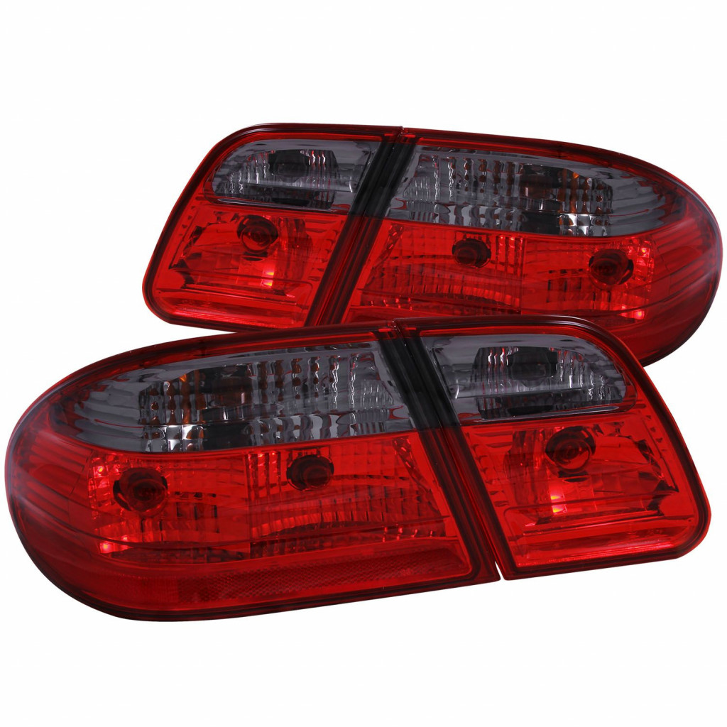 ANZO For Mercedes-Benz E300 1996 1997 1998 Tail Lights Red/Smoke G2 | (TLX-anz221207-CL360A73)