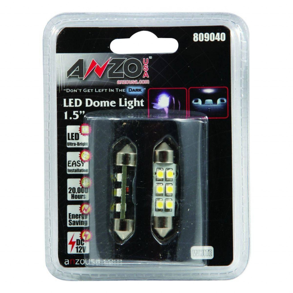 ANZO Dome Light LED Universal - 1.5in (TLX-anz809040-CL360A70)