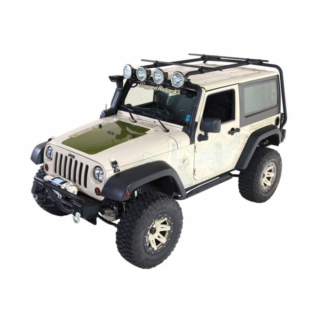 Rugged Ridge For Jeep Wrangler 2007-2018 Roof Rack Jeep 2-Door | (TLX-rug11703.01-CL360A70)