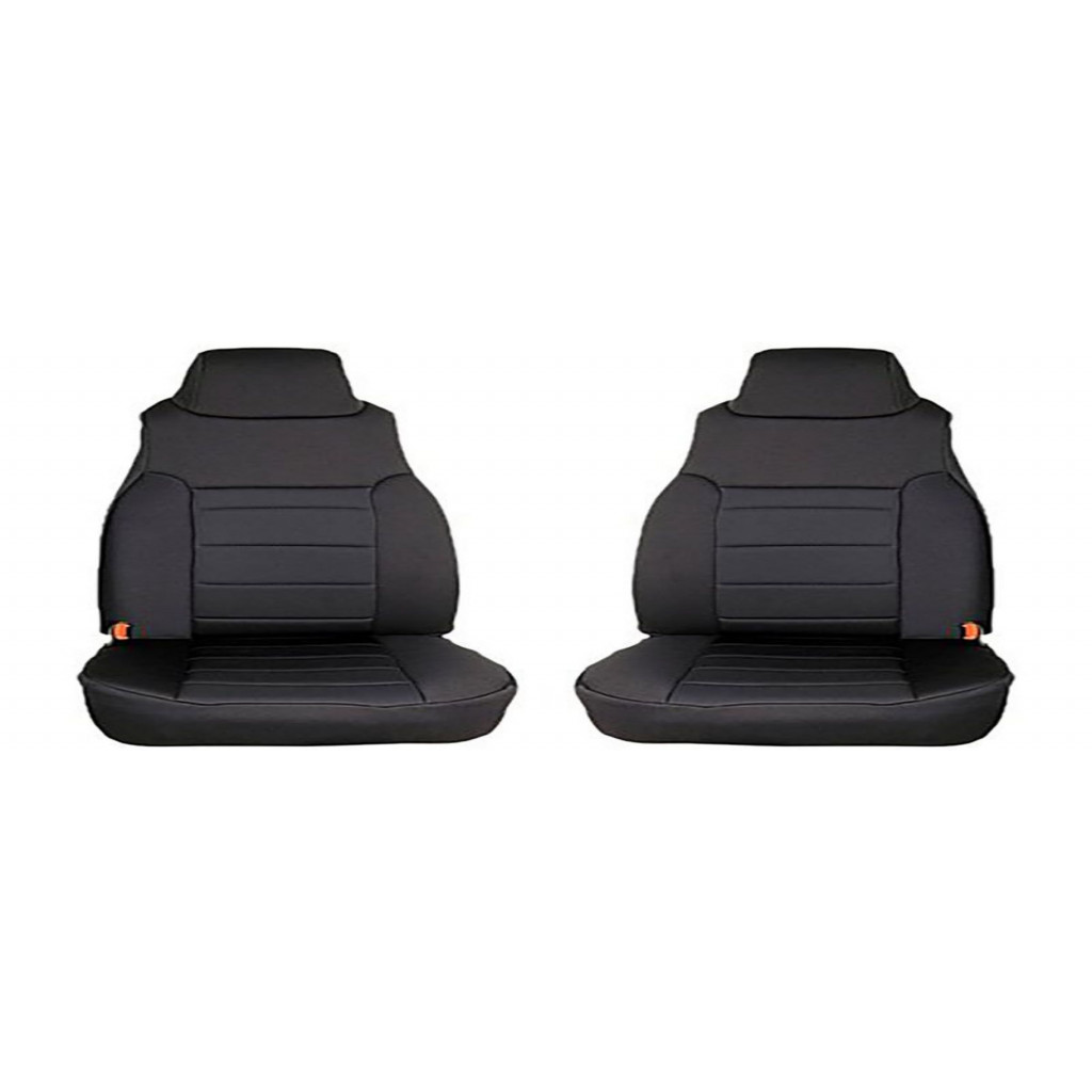 Rugged Ridge For Jeep Wrangler JK 2007-2010 Seat Cover Kit Black/Gray 2-Door | (TLX-rug13294.09-CL360A70)