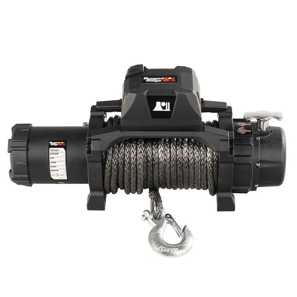 Rugged Ridge Trekker S12.5 Winch 12500lb Rope Wireless | (TLX-rug15100.25-CL360A70)