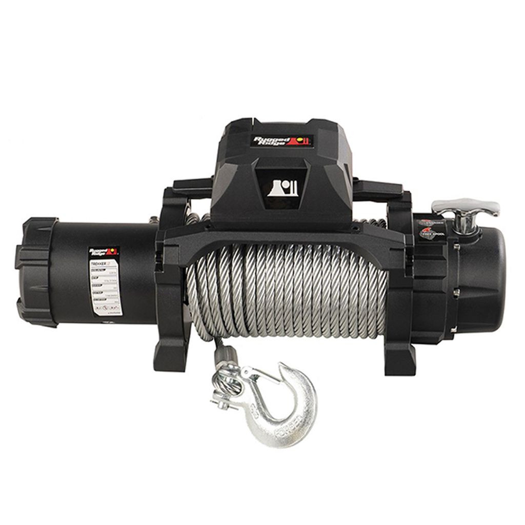 Rugged Ridge Trekker C12.5 Winch 12500lb Cable Wired | (TLX-rug15100.24-CL360A70)