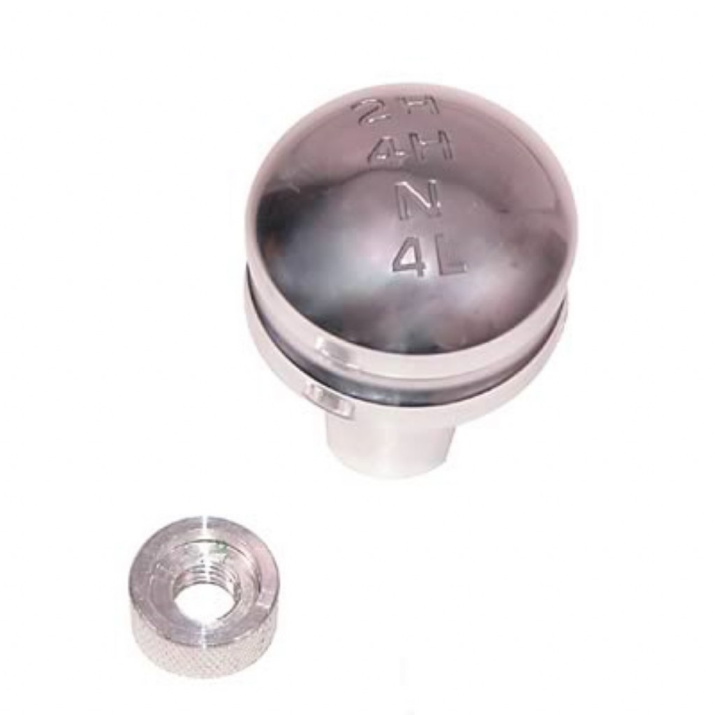 Rugged Ridge For Jeep Wrangler YJ 1987-1995 Billet Transfer Case Knob Aluminum | (TLX-rug11420.24-CL360A70)