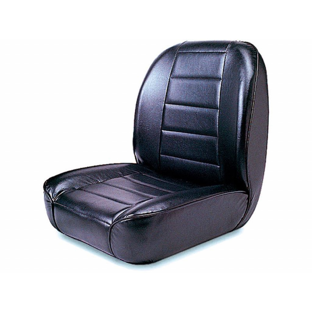 Rugged Ridge For Jeep CJ 1955-1886 Low-Back Front Seat Non-Recline | Black | (TLX-rug13400.01-CL360A70)
