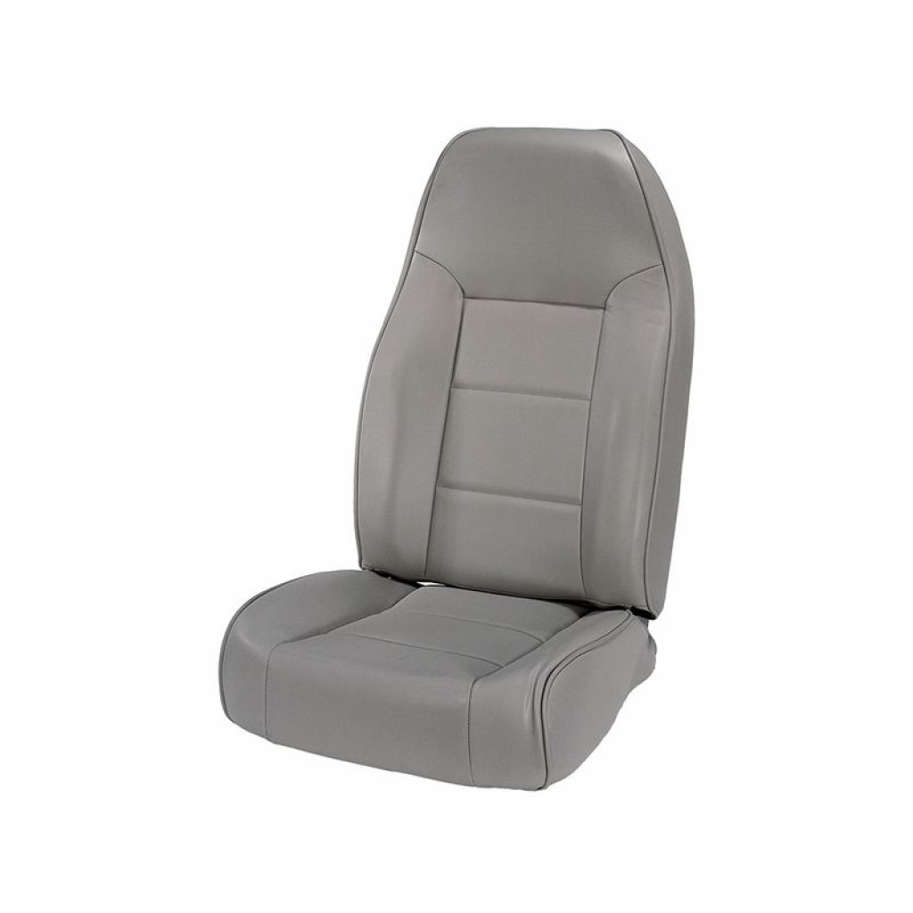 Rugged Ridge For Jeep CJ&Wranger 1976-2002 HigHatchback Front Seat Non-Recline Gray | (TLX-rug13401.09-CL360A70)