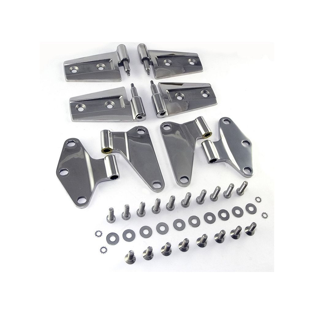 Rugged Ridge For Jeep Wrangler 1987-2006 Door Hinge Set Stainless Steel | (TLX-rug11113.02-CL360A70)