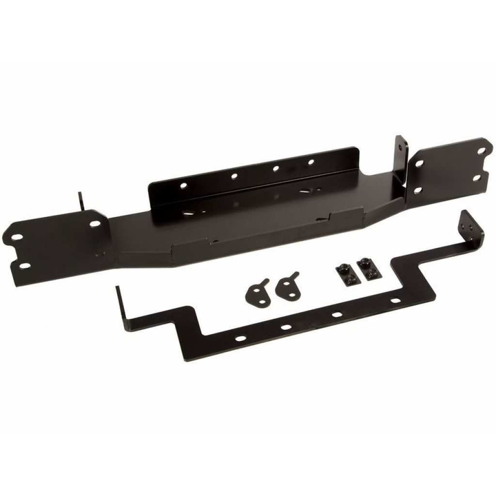 Rugged Ridge For Jeep Wrangler JL/JT 2018-2020 Winch Mount Plate Satin | Black Finish (TLX-rug11543.16-CL360A70)