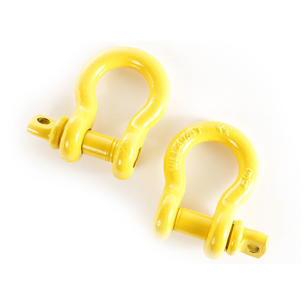 Rugged Ridge D-Rings | Yellow | 3/4 Inches | (TLX-rug11235.15-CL360A70)