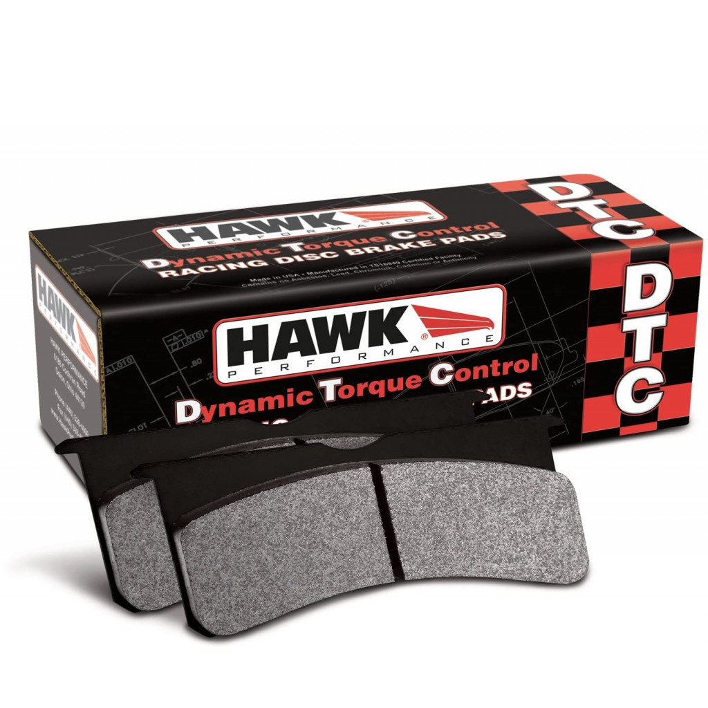 Hawk For Chevy Corvette Z06 2006-2013 Rear Brake Pads DTC-30 Race1-Piece | (TLX-hawkHB659W.570-CL360A70)