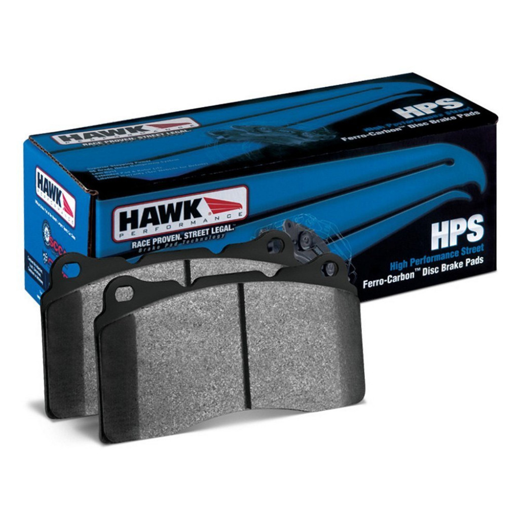 Hawk For BMW 550i/750Li/750i 2006-2015 Brake Pads Front HPS Street | (TLX-hawkHB551F.748-CL360A71)