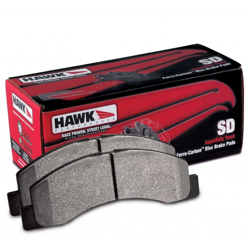 Hawk For Dodge Ram 1500 1994-1999 Brake Pads Super Duty Street | (TLX-hawkHB332P.654-CL360A86)