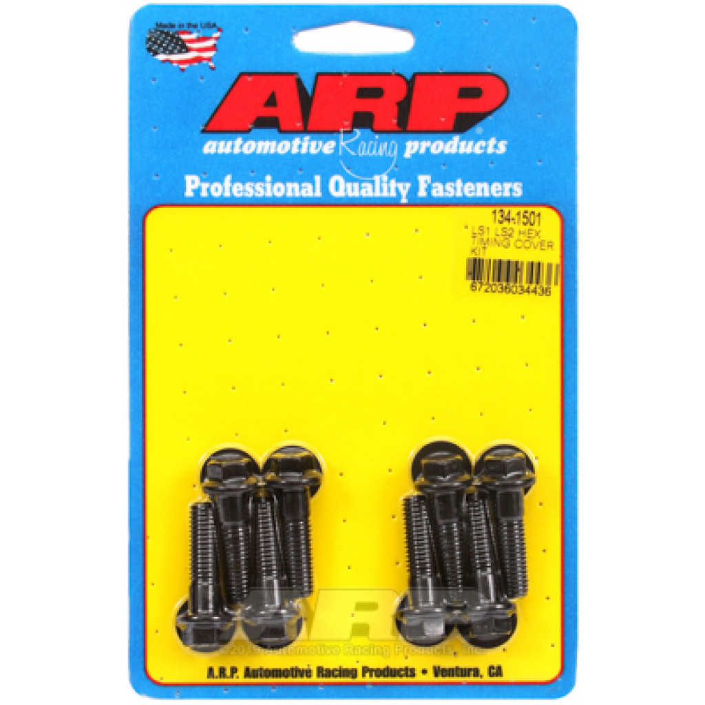 ARP Timing Cover Bolt Kit LS1 LS2 Hex | (TLX-arp134-1501-CL360A70)