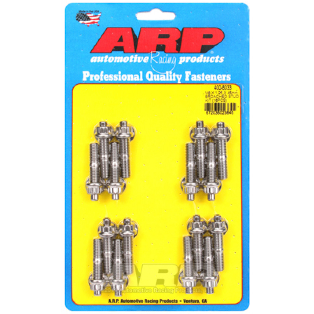 ARP Stud Kit M8 x 1.25 x 45mm Broached 16 pieces | (TLX-arp400-8033-CL360A70)