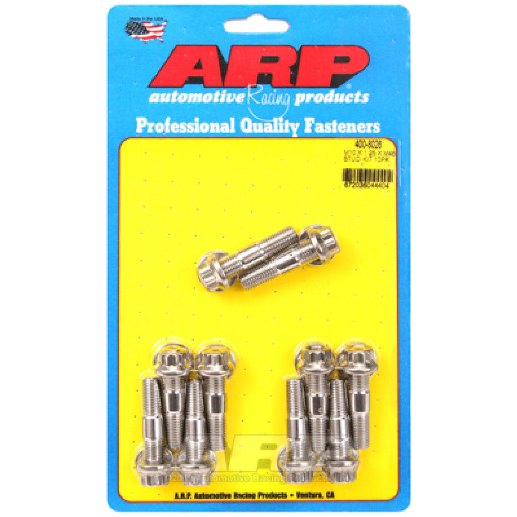 ARP Stud Kit M10 x 1.25 x 48mm Broached 10 Piece | (TLX-arp400-8026-CL360A70)