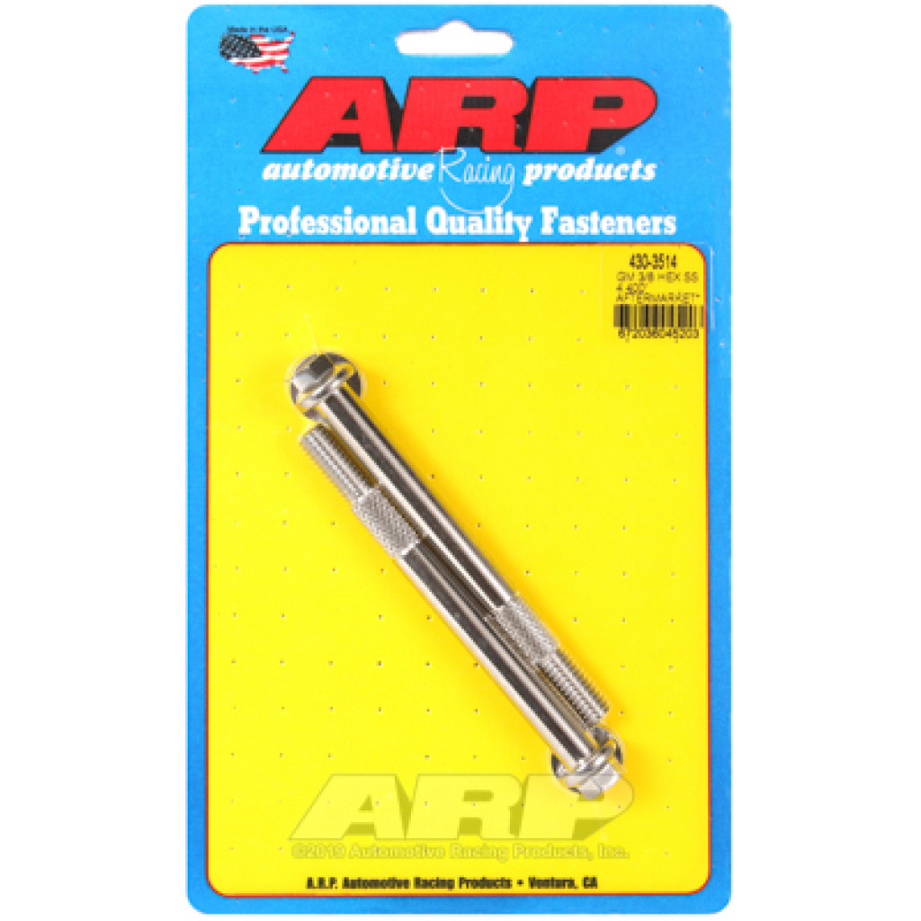 ARP Bolt Kit Hex SS Starter GM 3/8 X 4.400 Inches | (TLX-arp430-3514-CL360A70)