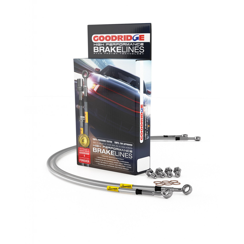 Goodridge For Nissan Sentra 2000-2006 Brake Lines 2.0L w/ ABS | includes SE-R & Spec-V (TLX-gri22046-CL360A70)