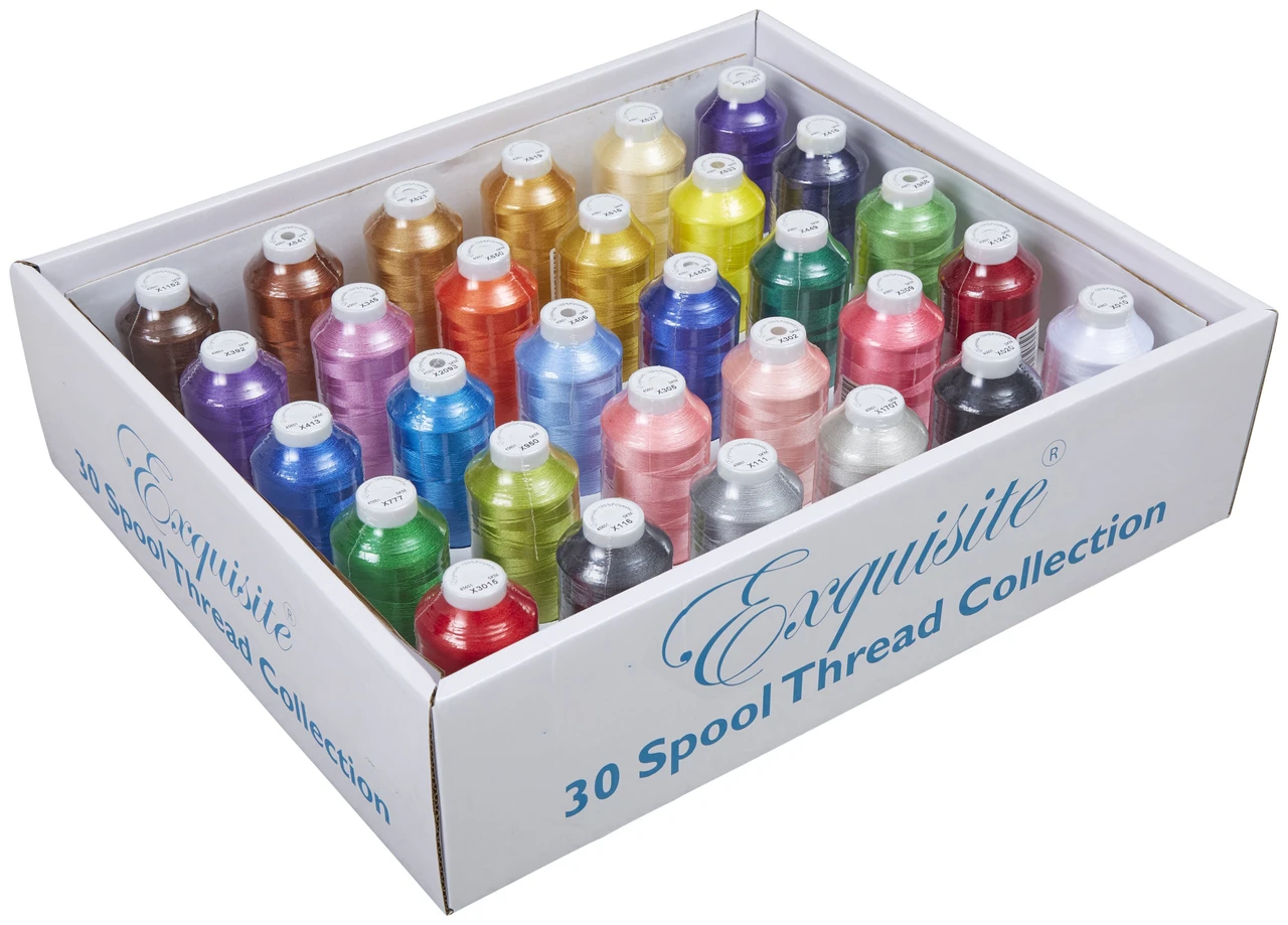 Exquisite Color Fast Thread 30 Color Exquisite 5000 Meter Thread Assortment