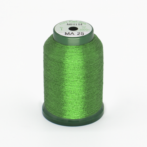 KingStar Metallic Thread MA-25 LEAF GREEN - 1000 Meter