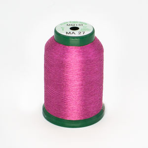 KingStar Metallic Thread MA-27 Fuchsia  - 1000 Meter