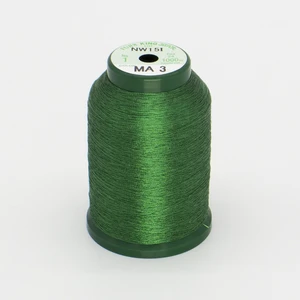 KingStar Metallic Thread MA-3 GREEN - 1000 Meter