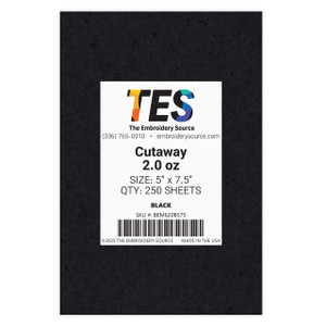 Cutaway | Light 2.0 oz | Black | 250 Sheets