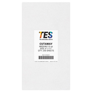 CLEARANCE - Cutaway | Medium 2.5 oz | 6" x 11" 250 Sheets