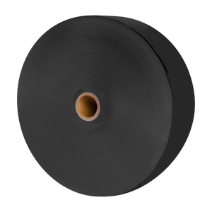 Cap Backing | Medium 2.5 oz | Black | 3.75" x 200 yd Roll