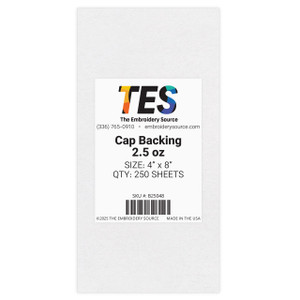 Cap Backing | Medium 2.5 oz | 4" x 8" | 250 Sheets