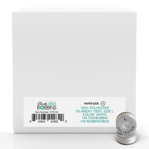 Steady Stitch Paper Sides Style L Polyester Prewound Bobbins (144/box)