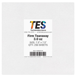 Firm Tearaway | Heavy 3.0 oz | 250 Sheets