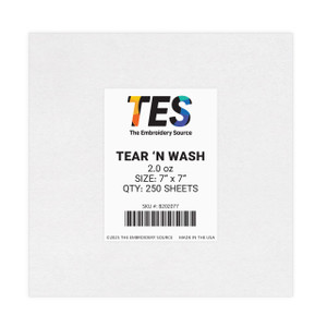 Tear 'N Wash Pre-Cut Sheets Commercial Machine Embroidery Stabilizer Supplier
