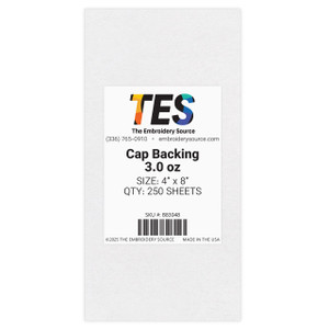 Cap Backing | Heavy 3.0 oz | 250 Sheets