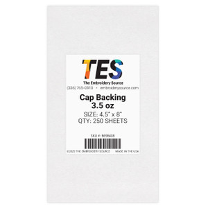 Cap Backing | Extra Heavy 3.5 oz | 250 Sheets
