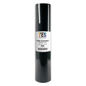 Firm Tearaway | Medium 1.5 oz. | Black | 46" Rolls