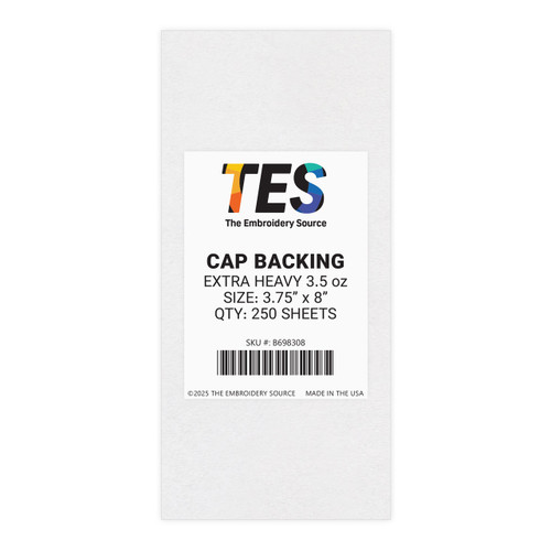 Cap Backing | Extra Heavy 3.5 oz | 250 Sheets