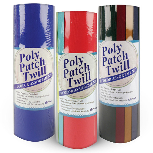Poly Patch Twill Fabric Assortments