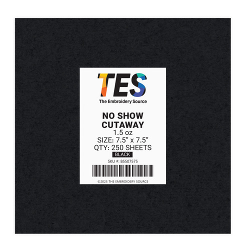 No Show Cutaway | 1.5 oz | Black | 250 Sheets