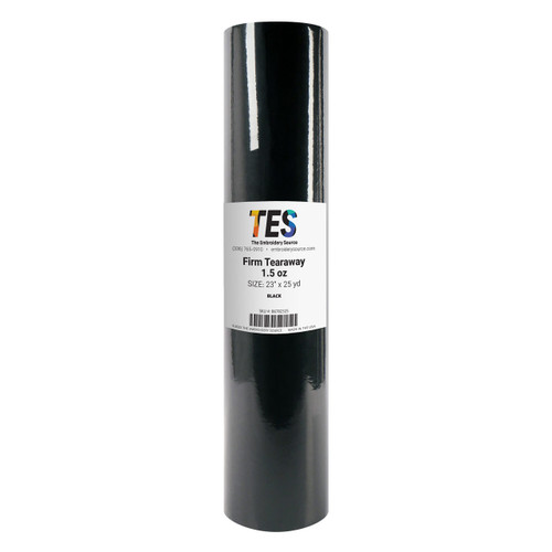 Firm Tearaway | Medium 1.5 oz. | Black | 23" Rolls
