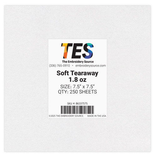 Soft Tearaway | Heavy 1.8 oz | 250 Sheets