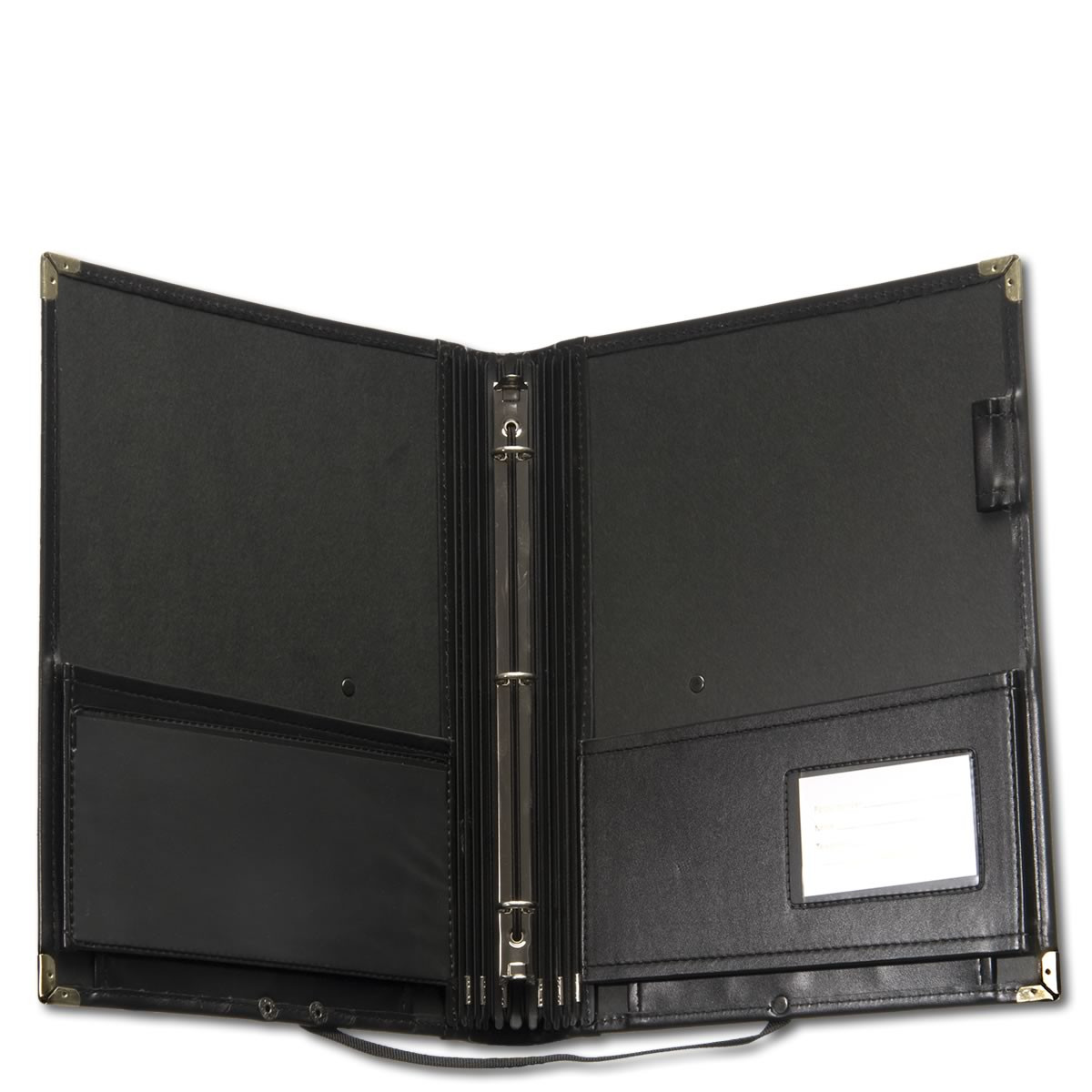 Premium Konzert-Chormappe – 24,9 X 30,5 Cm, Mit 7 Gummizügen, Taschen, Messingecken & Bleistift