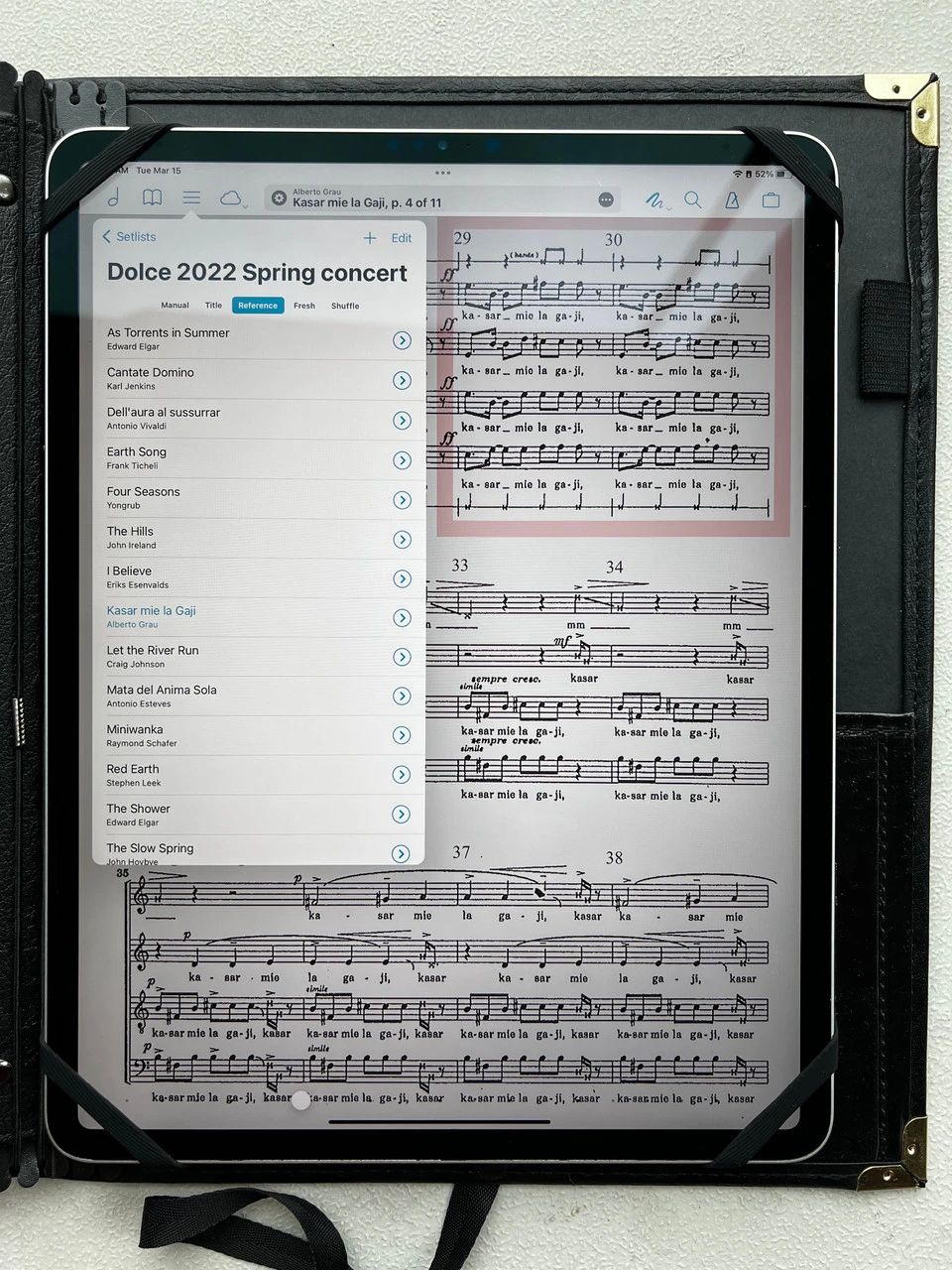 MyPad folder w/ iPad 12.9 " PRO tablet installed